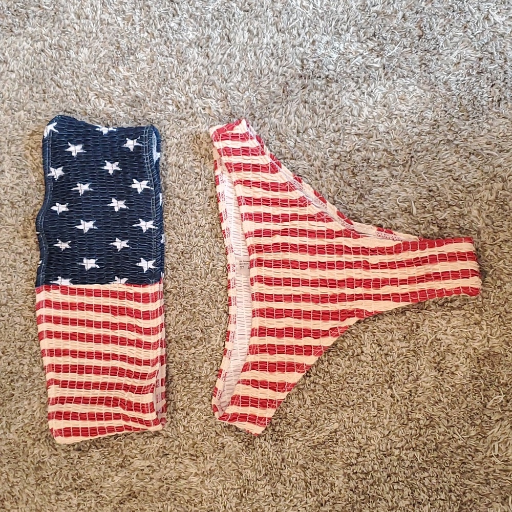 American Flag Small Bikini